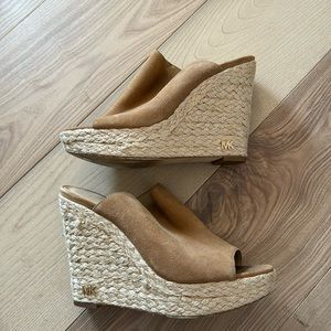 Michael Kors Suede Wedge Heels